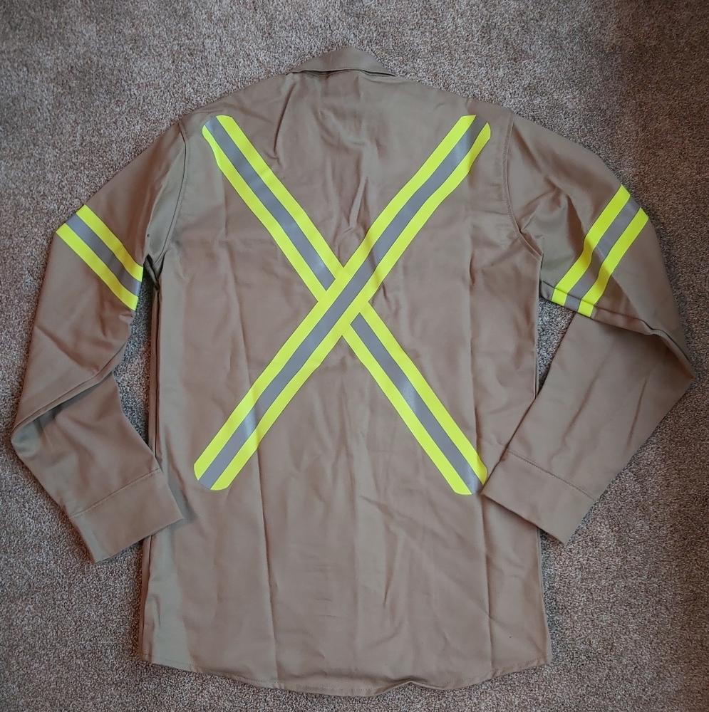 AGO Industries High Visibility Reflective Safety Work Shirt - Picture 3 of 7